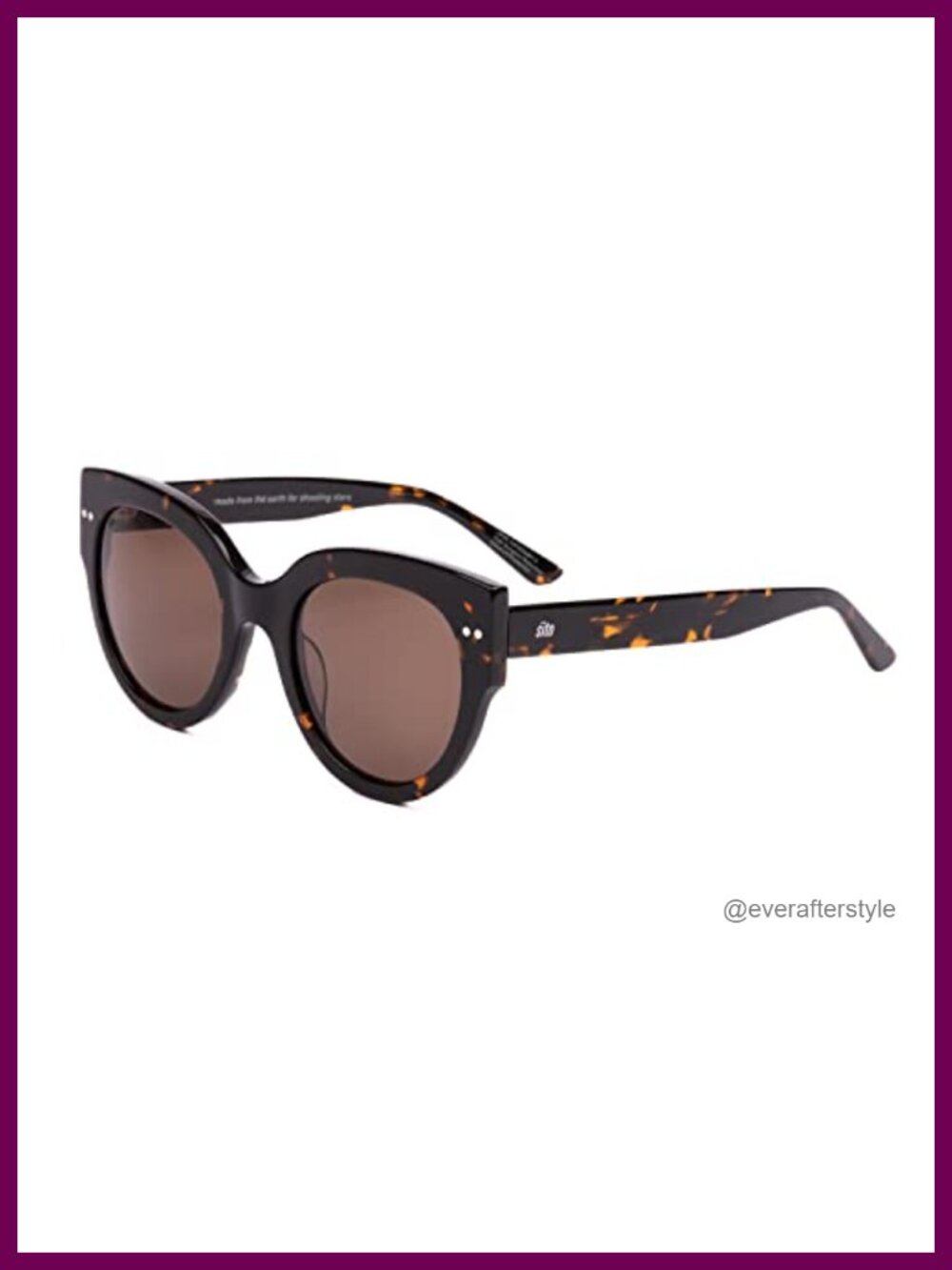 Round Polarized Sunglasses Plant-Based Acetate UV Protection Retro Sunnies